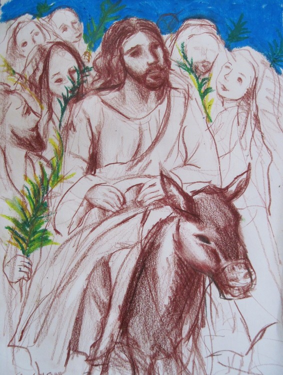 Jesus entry into Jerusalem-Happy Palm Sunday
