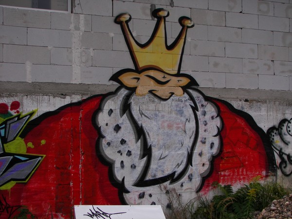 Graffiti Santa