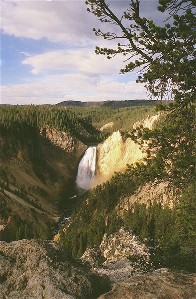 Water Falls in the Rockies