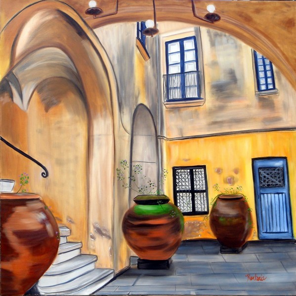 Italian courtyard
