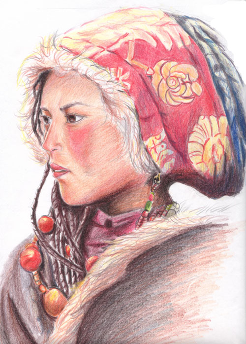 A Tibetan Lady