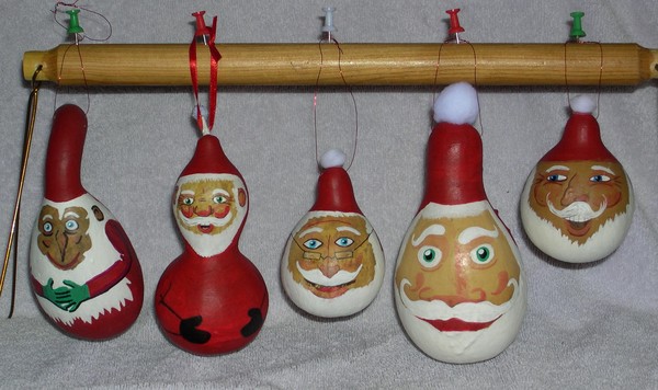 santa ornaments