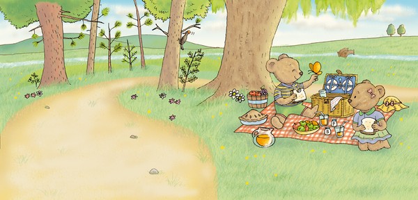 picnic time for teddy bears