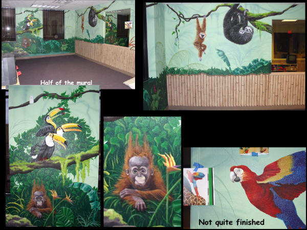 Collage of AASK Mural
