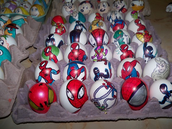 Easter Eggs Spiderman