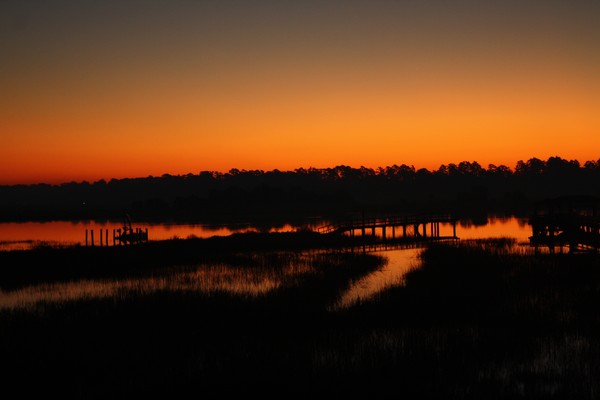 Sunrise on a Georgia Marsh
