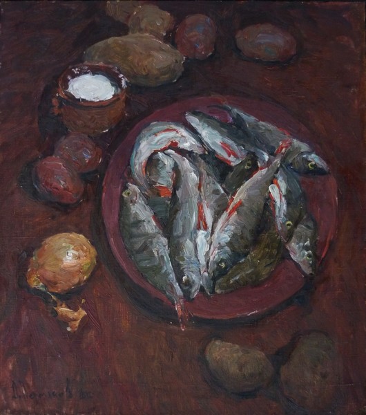 Still Life With The Perch