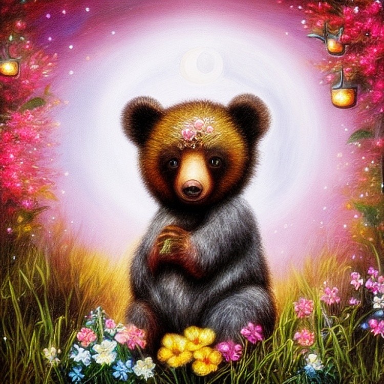 Bohemian bear cub