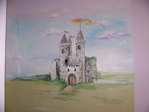 castle mural