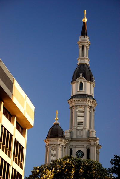 Spires of the Cathedral of the Blessed Sacrament