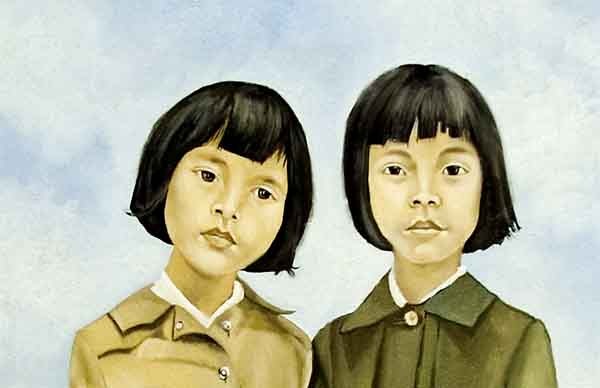 due piccole coreane (omage a Loretta Lux)