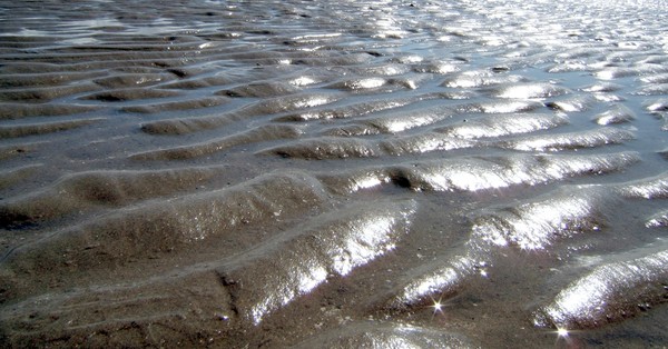 Sand and water, water and sand