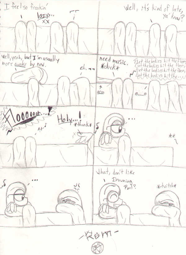 This comic  was done at 3. am. o o