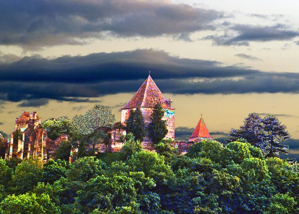 Ruins of medieval castle