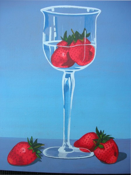 Strawberries in Glass