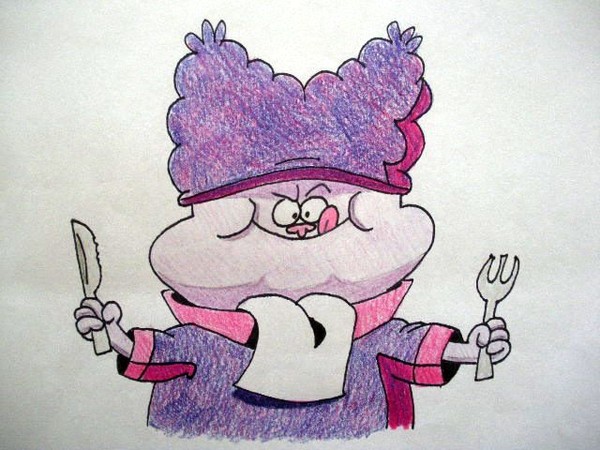 Chowder with bib