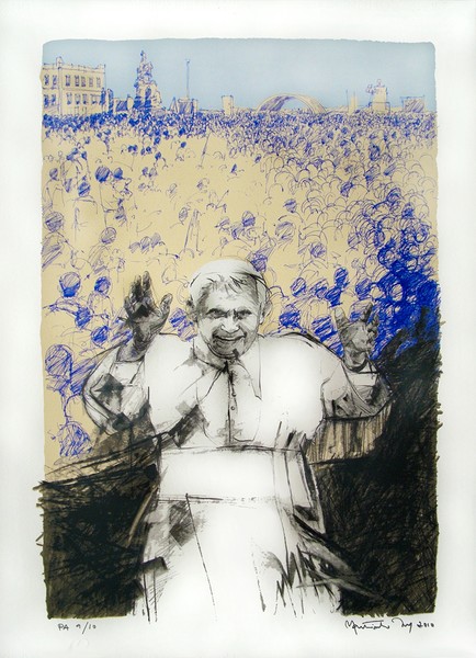 Benedictus XVI in Portugal (Blue version)