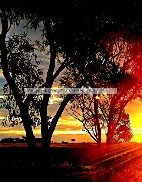 Fiery Australian Sunset