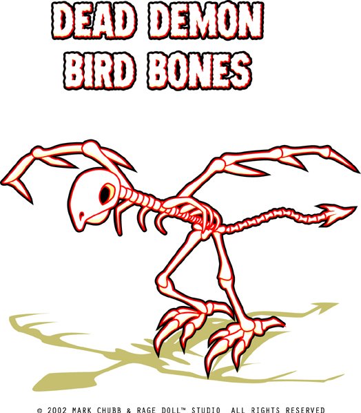 Dead Demon Bird Bones