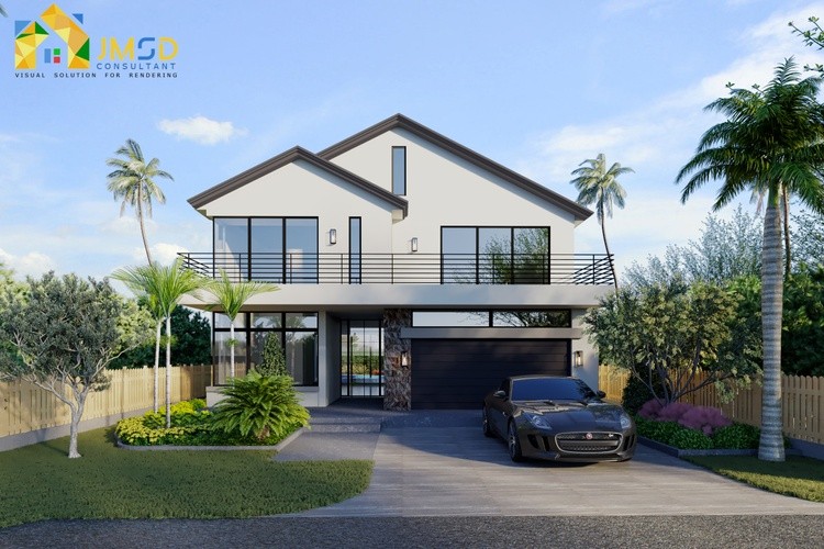 3D Residential House rendering Services