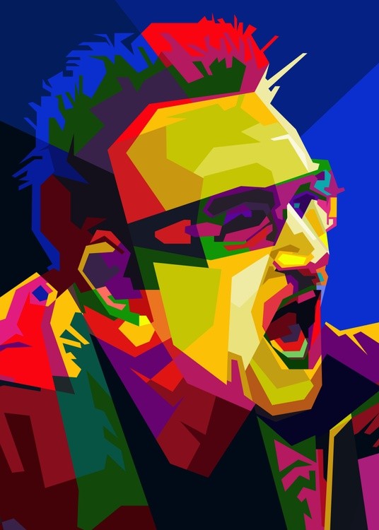 Bono Pop Art WPAP