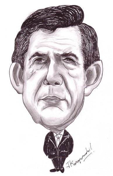 Caricature of Gordon Brown