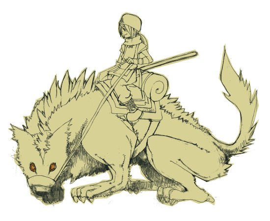 Crest-wolf rider