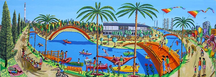 read the interview with the israeli naive painter raphael perez about hisnaive art artist statement 