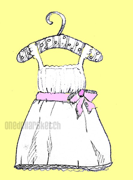 One Dollar Sketch 4 - Little Dress