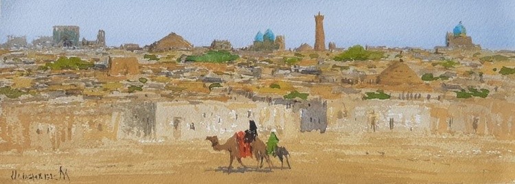 panorama of bukhara