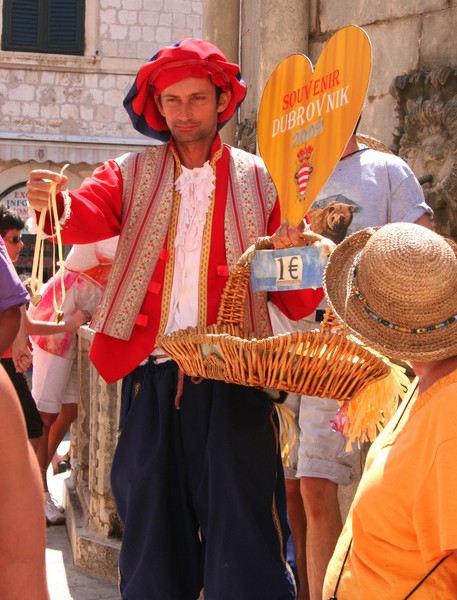 Street Vendor in Old Dubrovnik