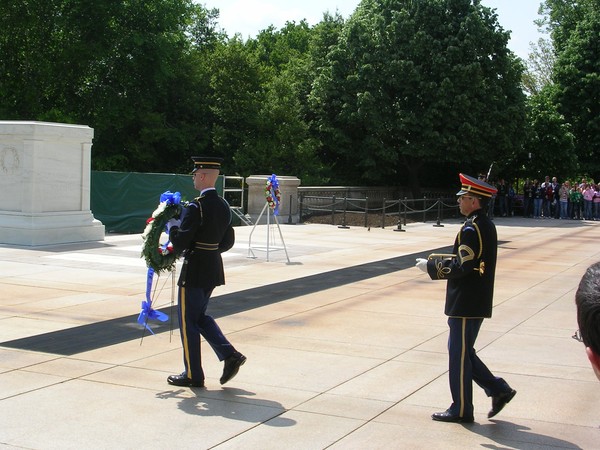 Tomb of the Unknown Soldier wreath, Arlington