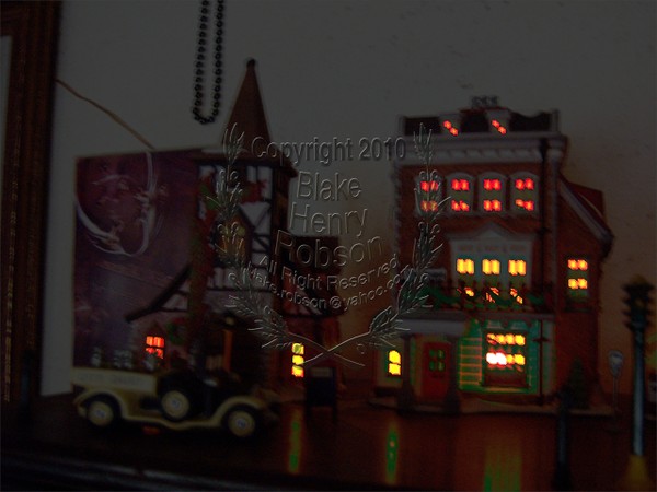 Department 56 Christmas Village Digital Art