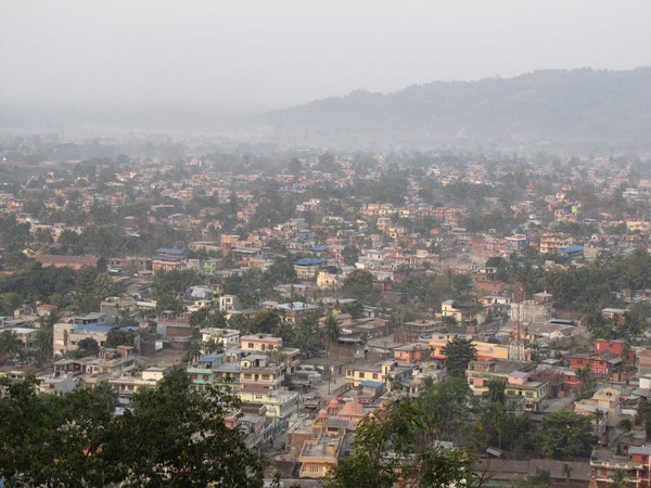Dharan city from Vajayapur 