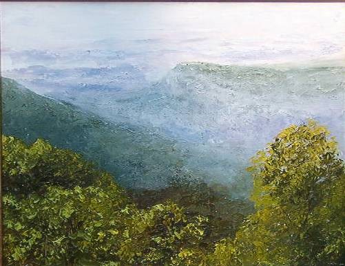 Misty Morn on the Blue Ridge