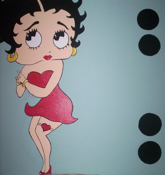 betty boop retro art