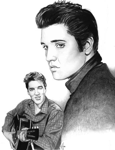 Elvis portrait
