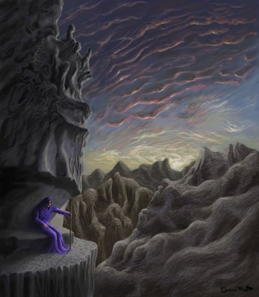 Wizard on a Cliff