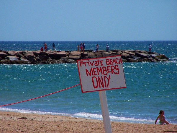 Seaside Beach Club Private Beach