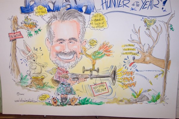 Caricature Gift for Hunter