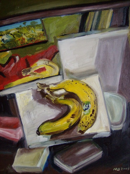Still Life with two bananas by 10A