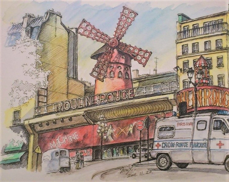 2 Hours Quick Sketch Paris (no title)