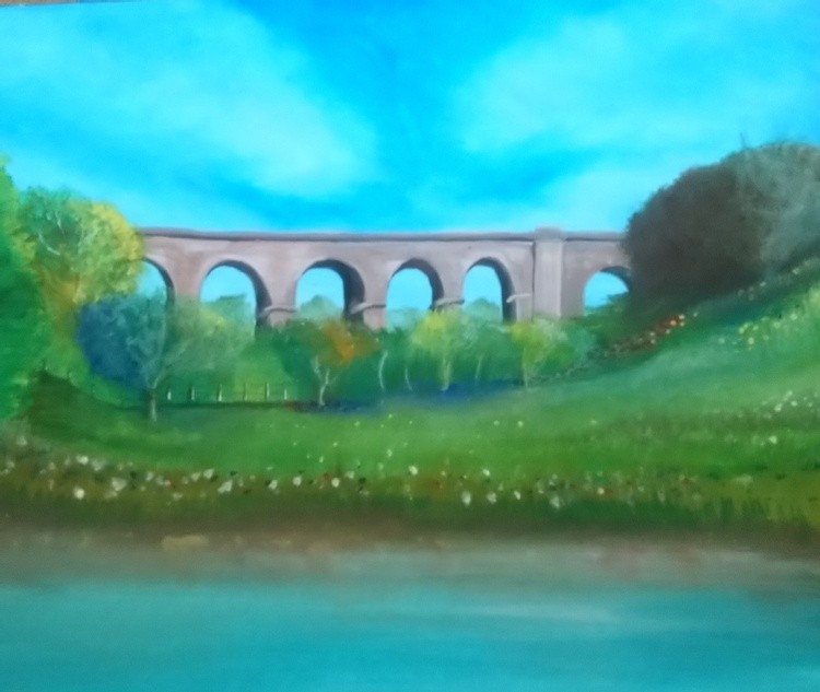 Congleton viaduct valley