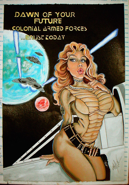 BattleStar Galactica/ Recruit Poster