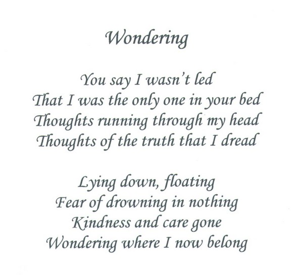 Wondering