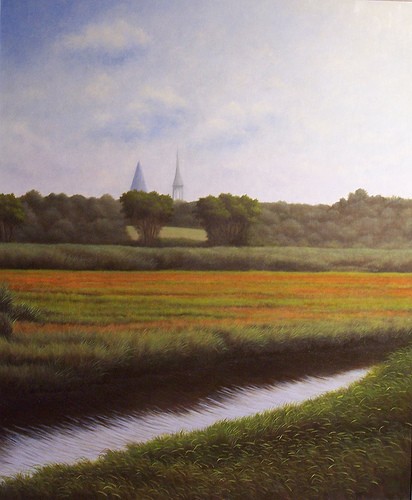 Across the Marshes to Sandwich Center