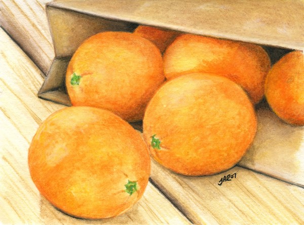 Oranges and Bag