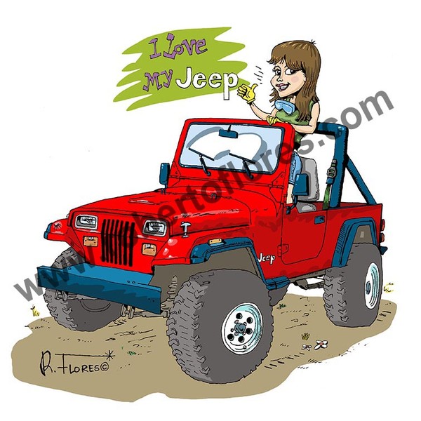 She loves her jeep! (1)