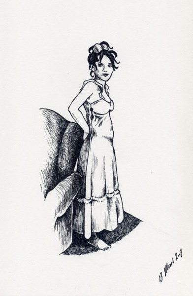 Woman with dress