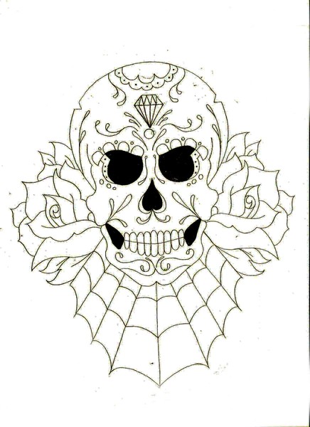 Day of The Dead Skull